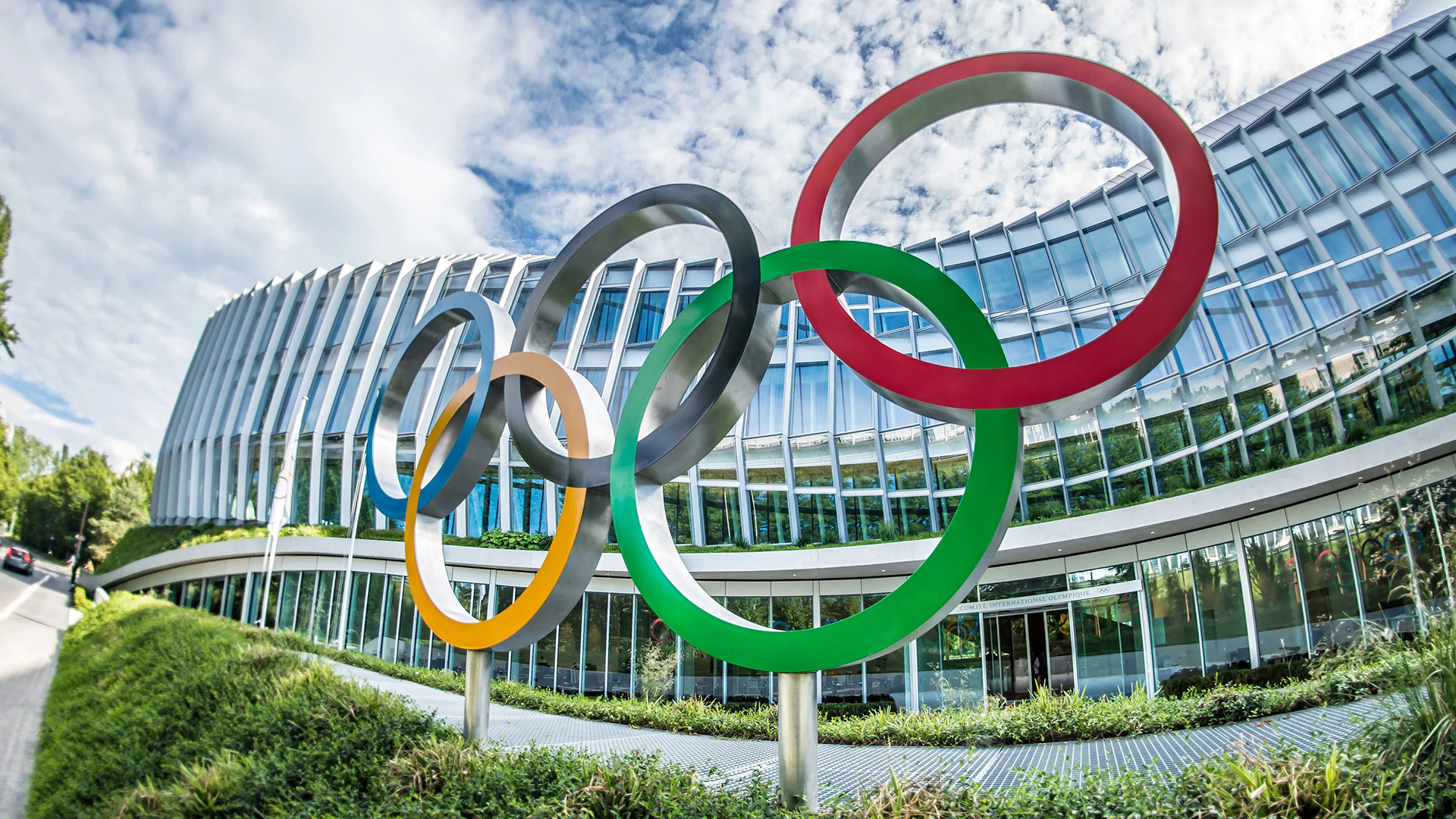 Olympic Rings in Lausanne