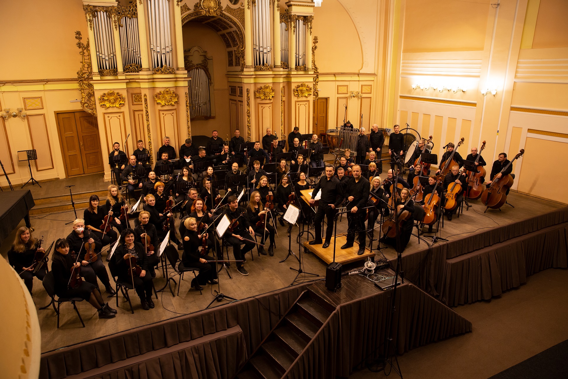 Fabio Banegas y Francisco Varela con la Orquesta Filarmónica Nacional de Ucrania