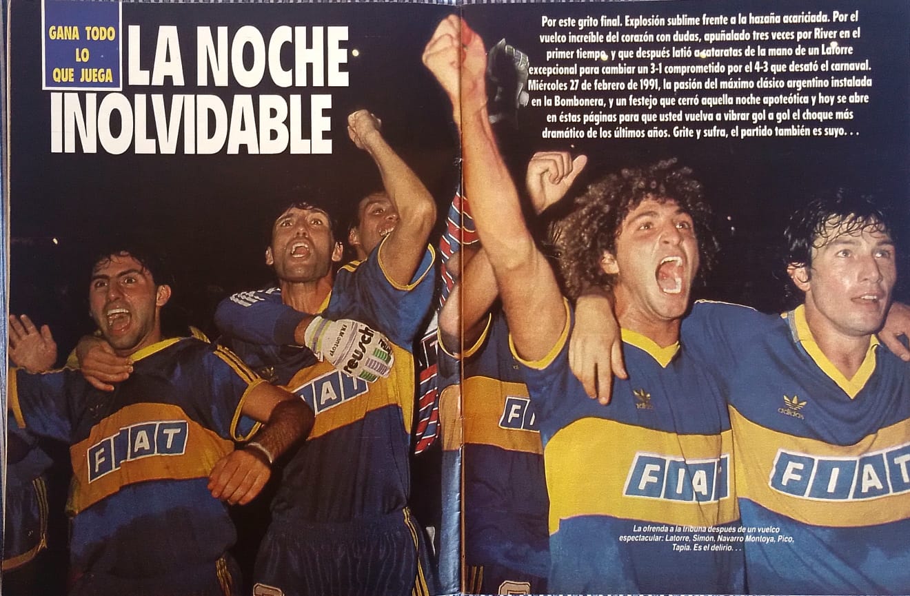Un Superclásico histórico, definido con un golazo de Diego Latorre: a 35 años del Boca-River que comenzó a marcar la paternidad de los 90