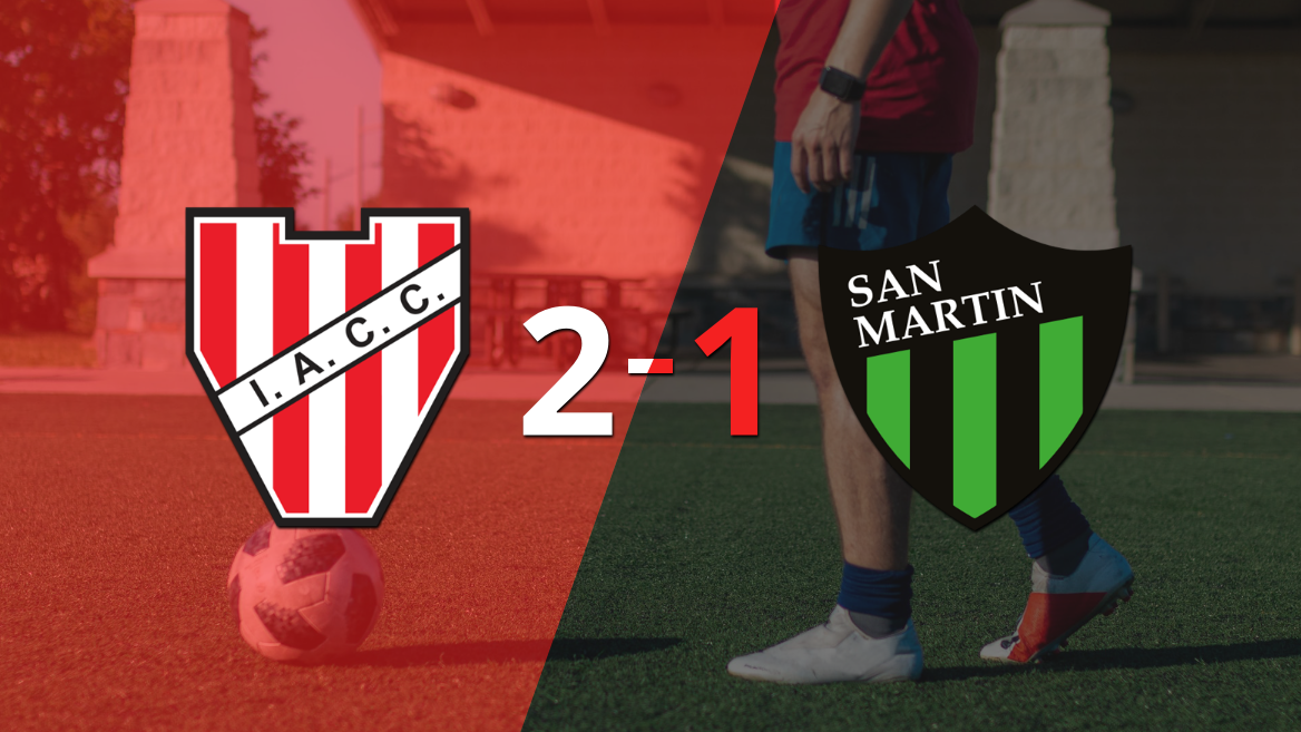 Instituto consiguió una victoria en casa por 2 a 1 ante San Martín (SJ)