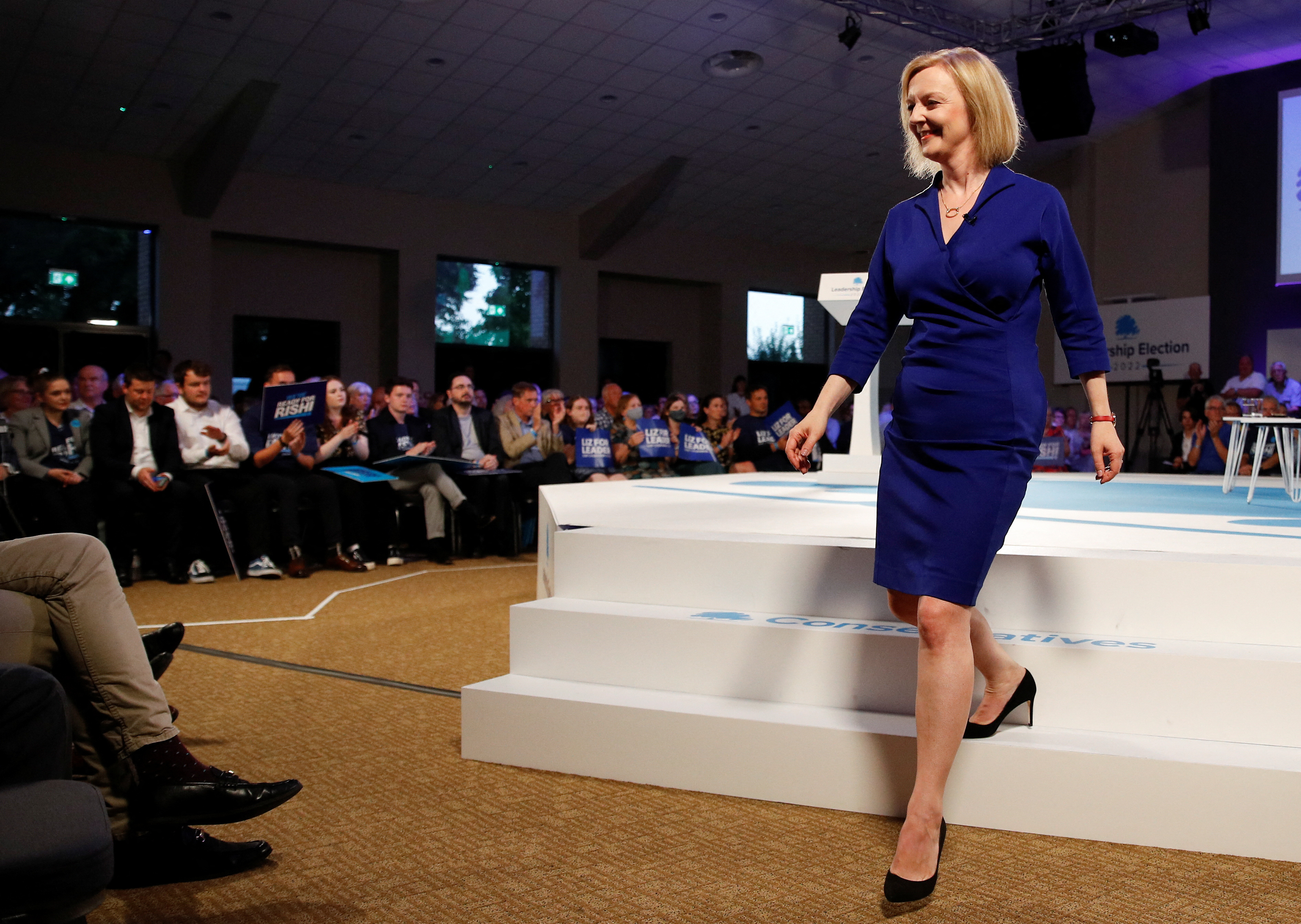 La candidata a líder del Partido Conservador, Liz Truss (REUTERS/Peter Nicholls)