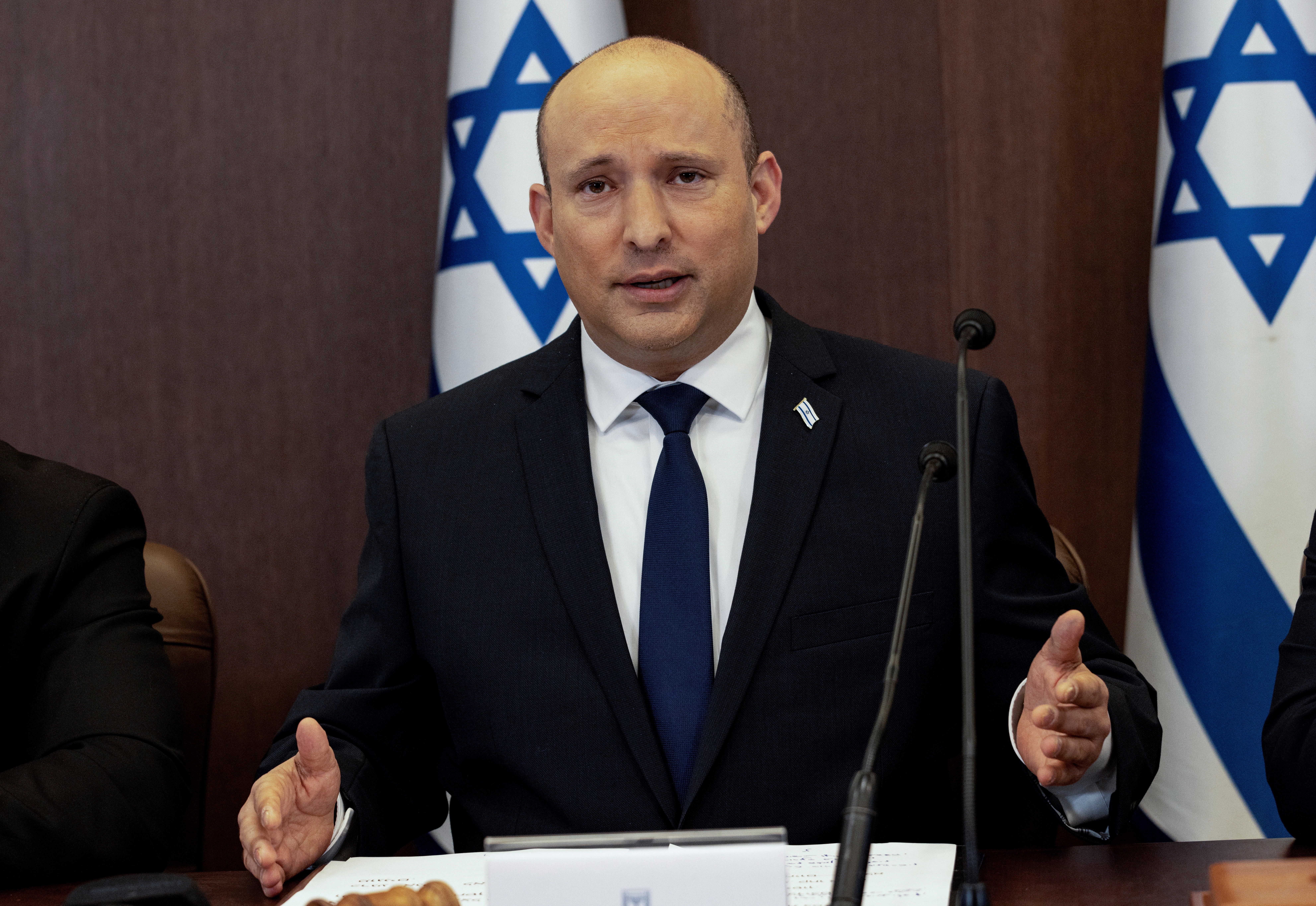 El primer ministro de Israel, Naftali Bennett, el pasado domingo en Jerusalén. EFE/EPA/Tsafrir Abayov / POOL
