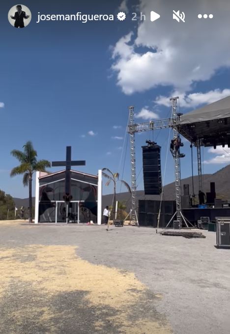 El escenario estará al lado de la tumba de Joan Sebastian (Instagram/@josemanuelfigueroa)