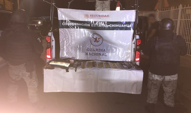 Aseguraron fusiles con mira telescópica y equipo táctico en Bocoyna, Chihuahua