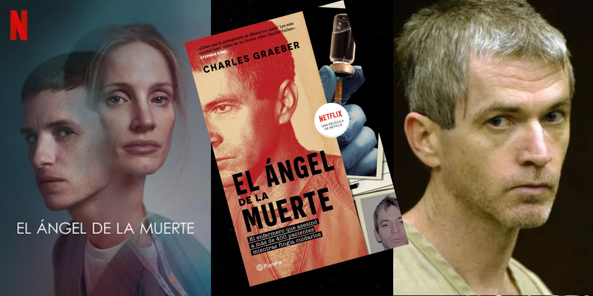 El ángel de la muerte”, de Charles Graeber, el libro que sirve de base para  la película de Netflix protagonizada Jessica Chastain y Eddie Redmayne -  Infobae