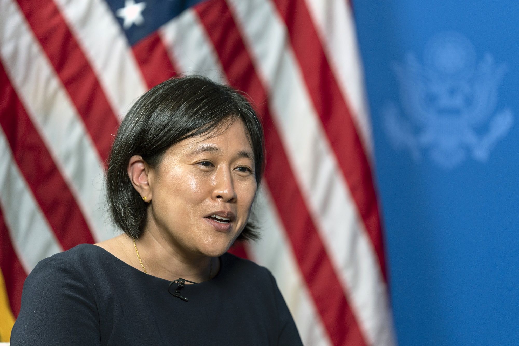 Katherine Tai announced that the US government has sent consultation requests to the AMLO government.  (Photo: Bloomberg)