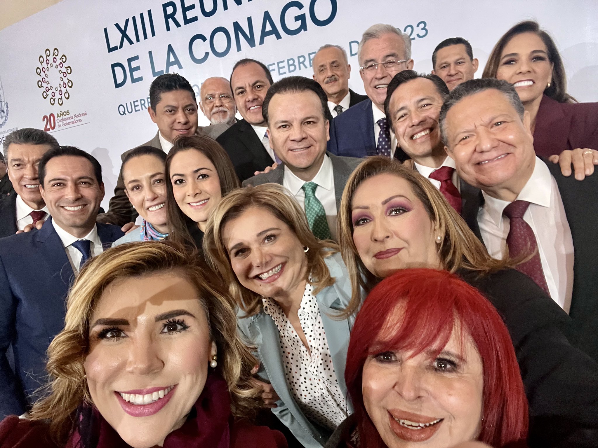 Gobernadores y gobernadoras de México (Twitter/@MarinadelPilar)