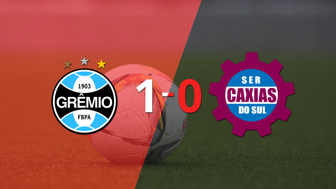 Grêmio aprovechó su localía y venció a Caxias