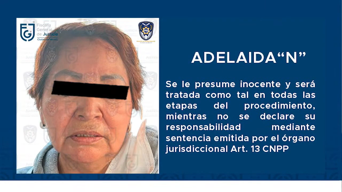 Adelaida "N", ex funcionaria en Benito Juárez (FGJ CDMX)