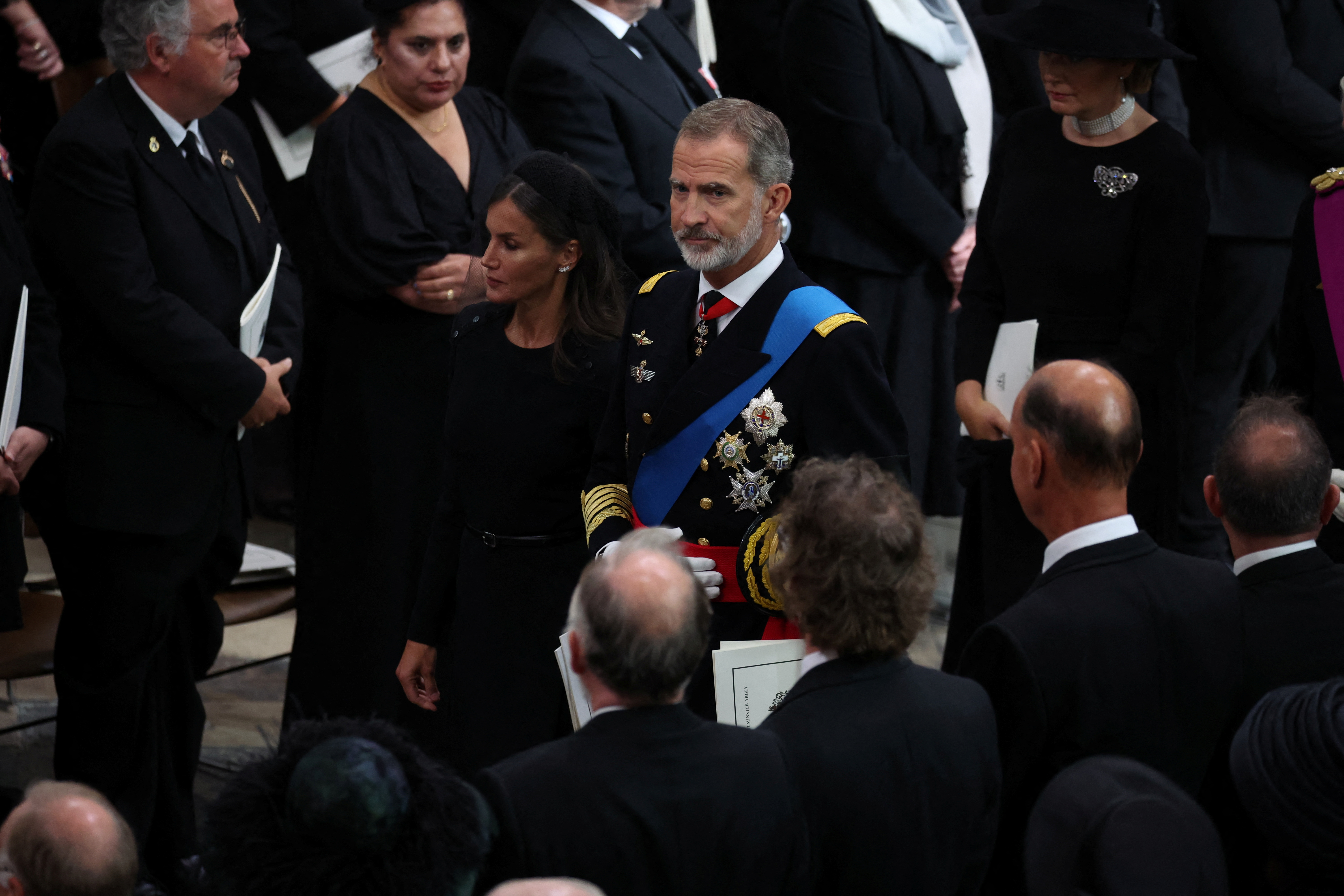 El rey Felipe y la reina Letizia de España. 