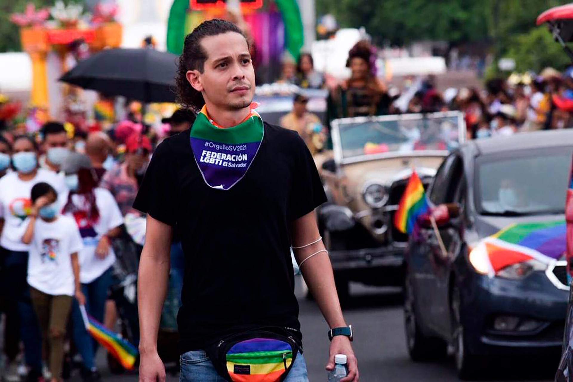 El activista Erick Iván Ortiz dice que el gobierno de Bukele ha significado un retroceso de 10 años de trabajo organizado de la comunidad LGBT+.