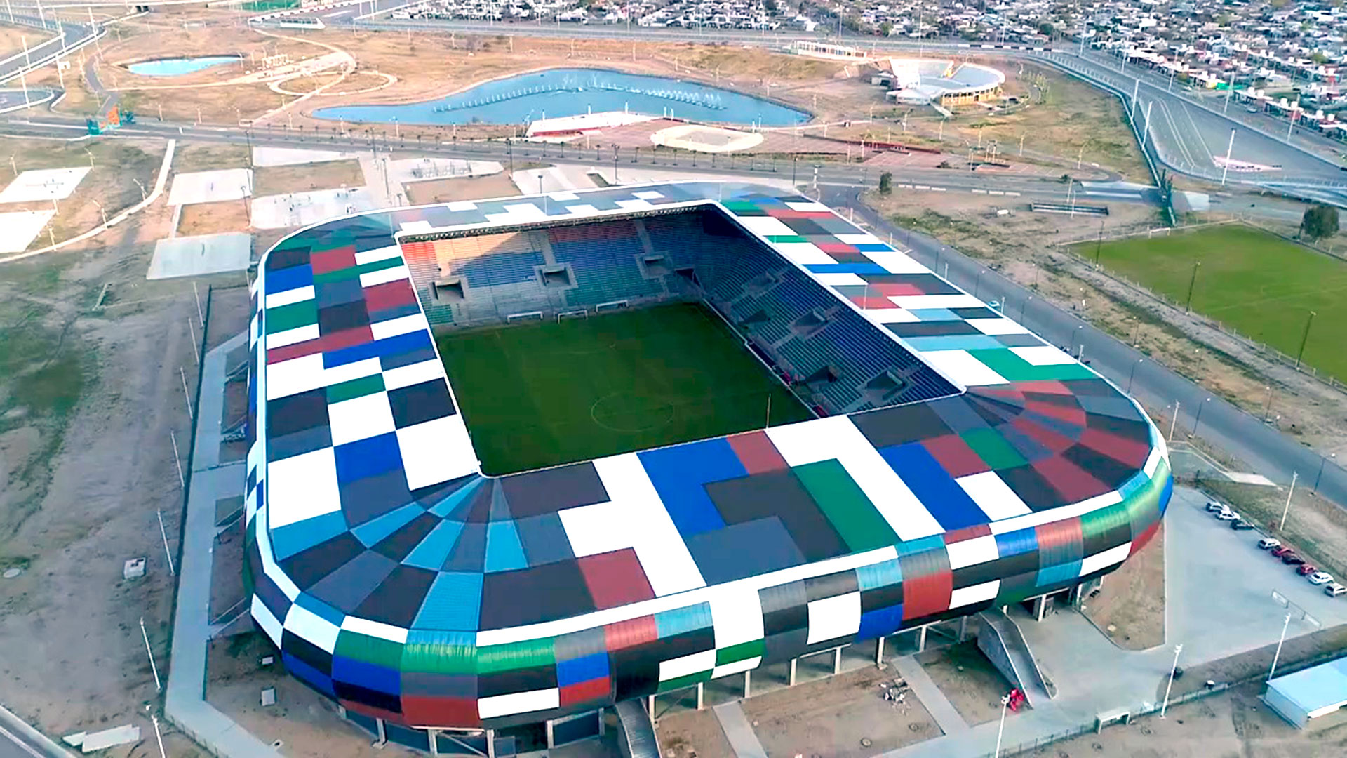 El Estadio Único de Villa Mercedes, conocido como La Pedrera, de San Luis