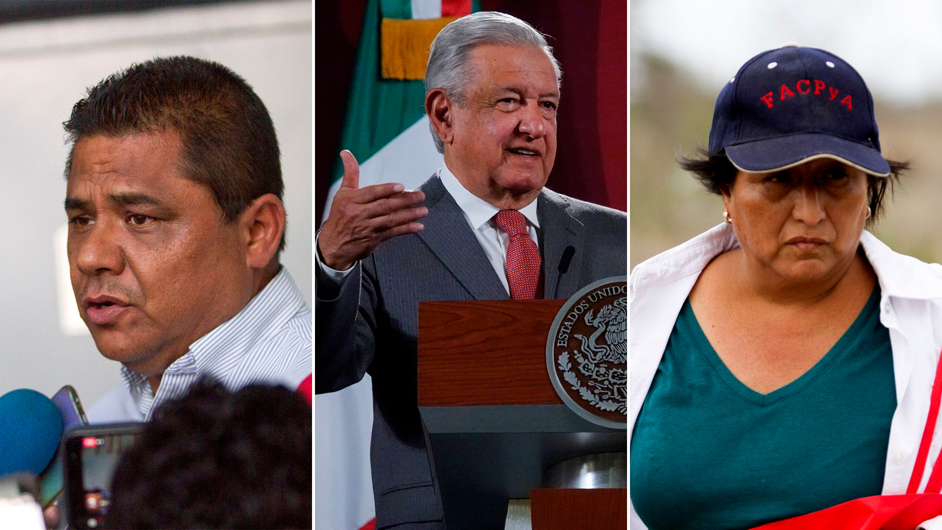 López Obrador se reunió en Nuevo León con Mario Escobar y Dolores Bazaldúa (Fotos: Cuartoscuro)