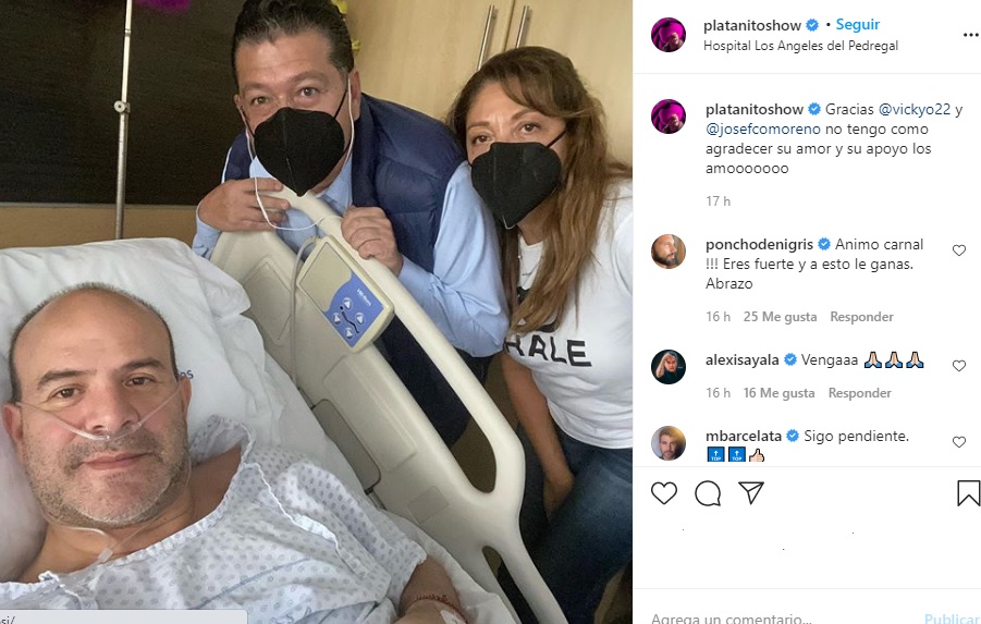 COVID, te odio”: Platanito alarmó con fotos desde el hospital y reveló que  el virus atacó su corazón - Infobae