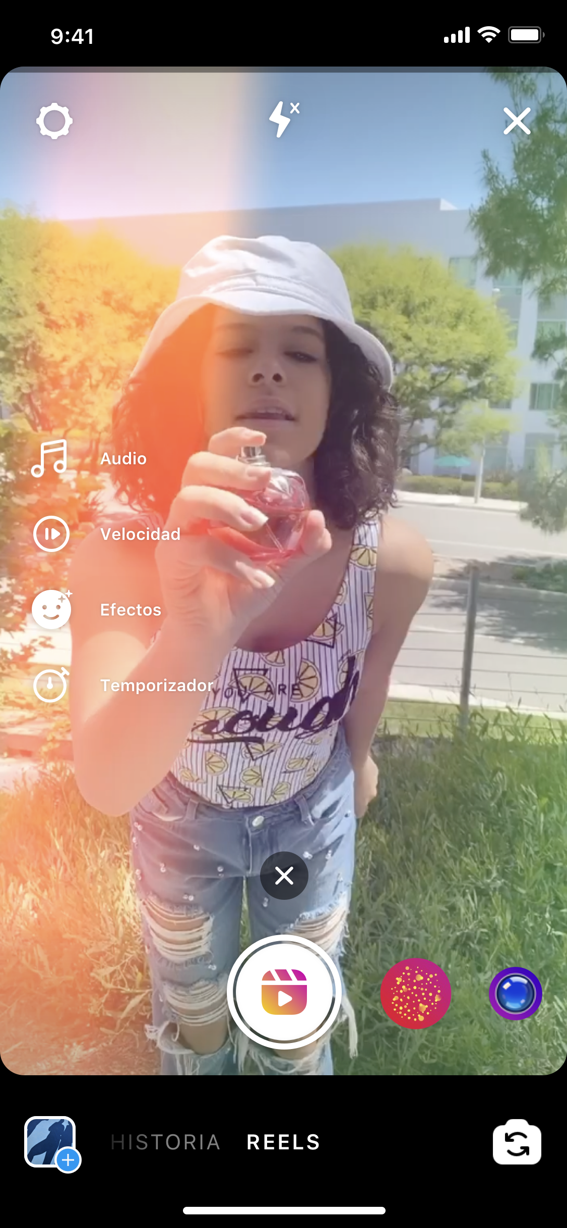 Reels permite grabar videos de 15 segundos.