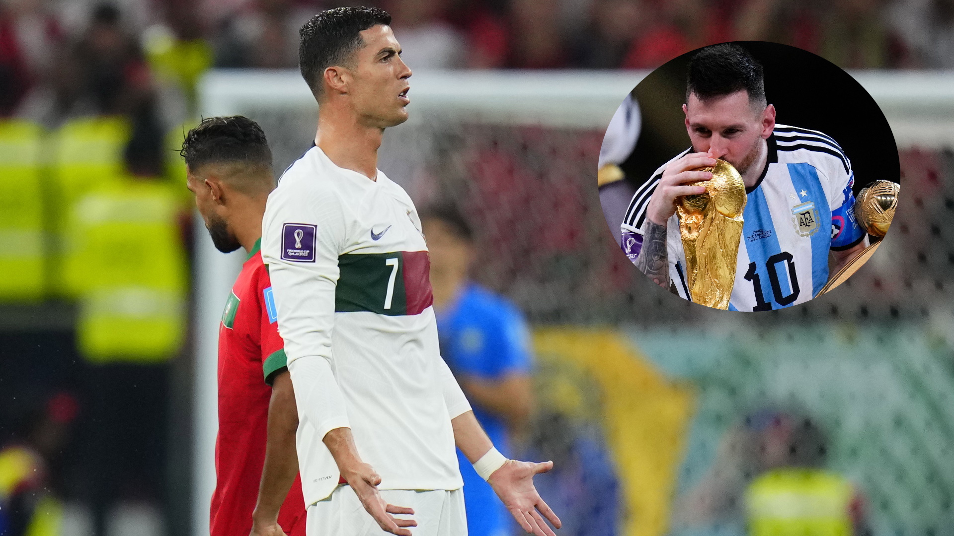 Cristiano Ronaldo was one of the most targeted for his "silence" after the coronation of Lionel Messi with Argentina in the World Cup (AP)