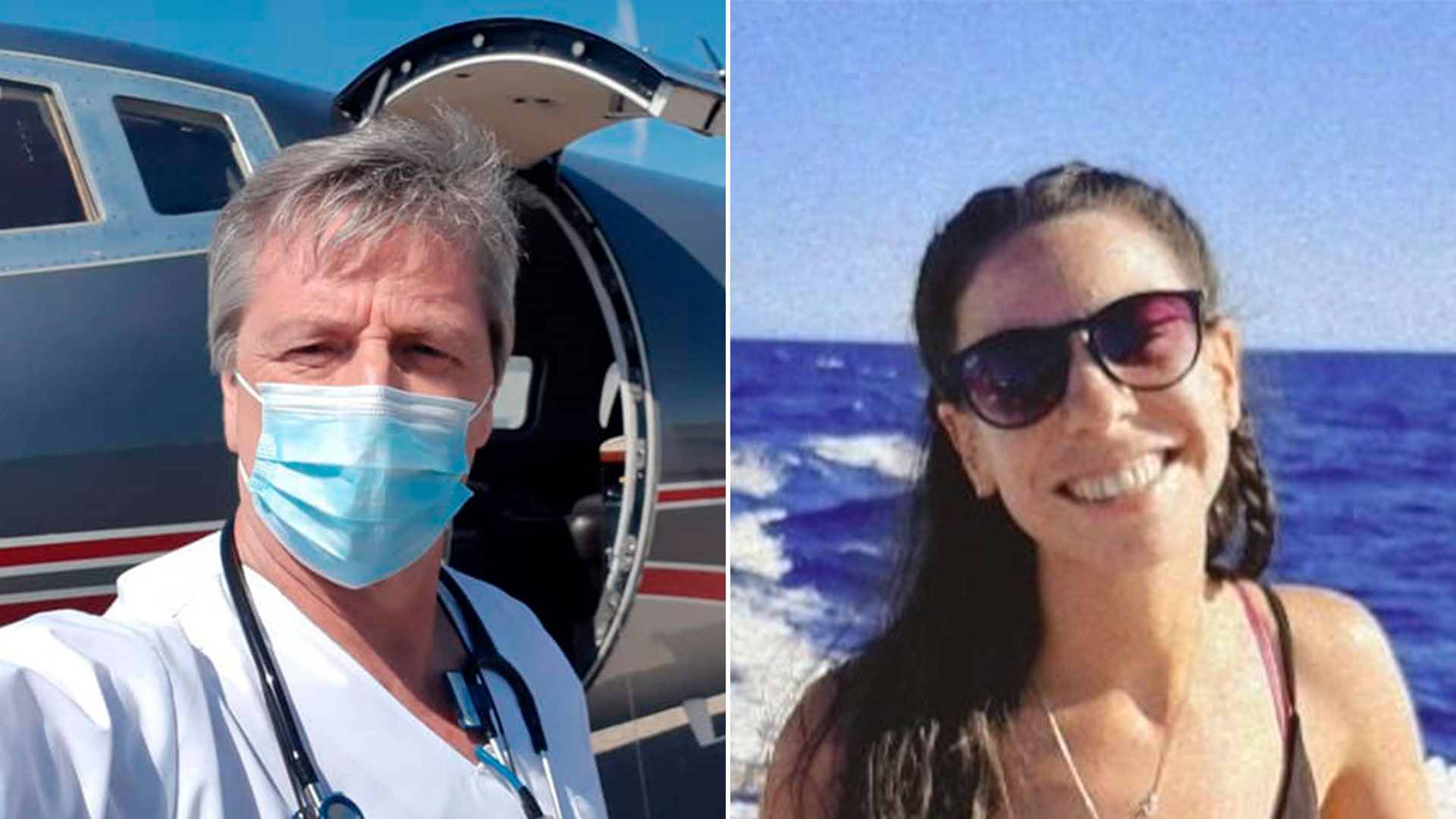 Dos pilotos, un médico y una enfermera: quiénes eran las víctimas que viajaban en el avión que se estrelló en Río Grande