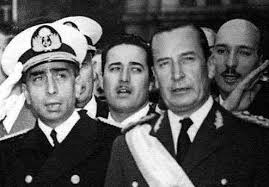 El almirante Isaac Rojas y el general Pedro Eugenio Aramburu
