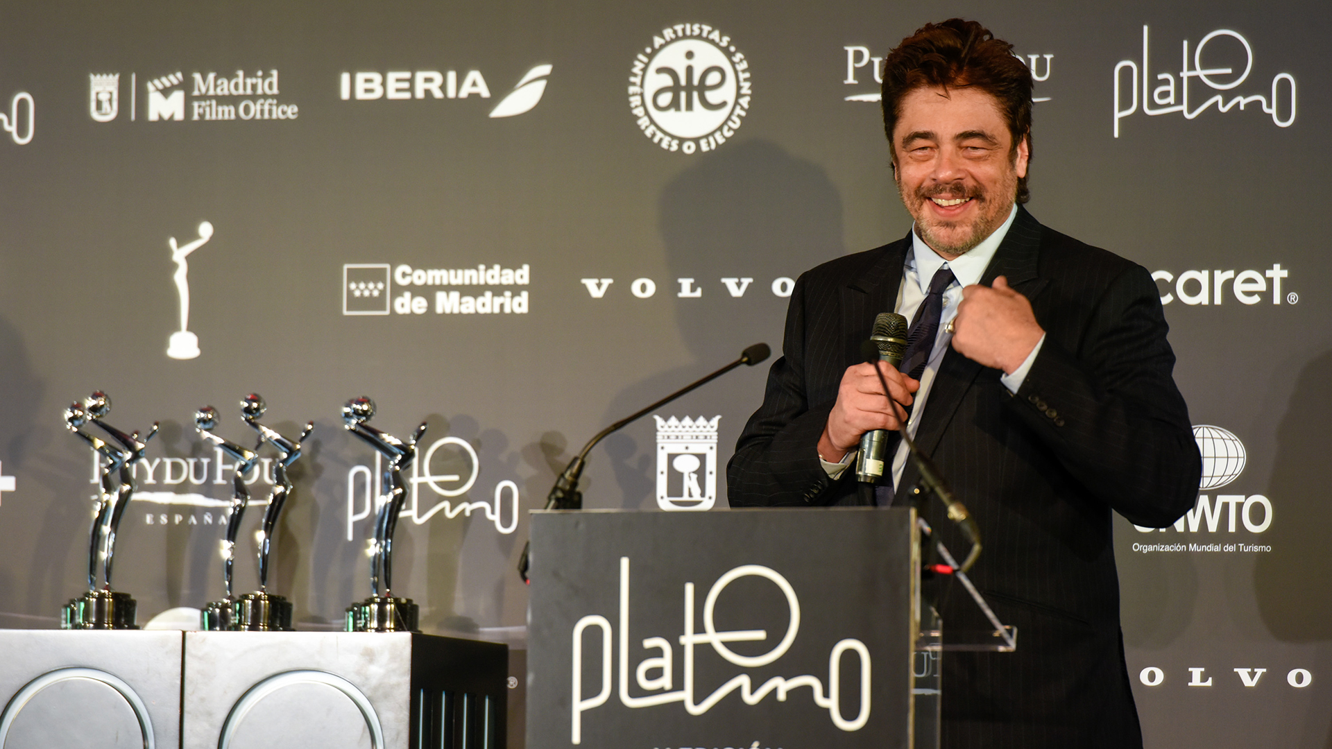 Benicio del Toro (Prensa Premios Platino)