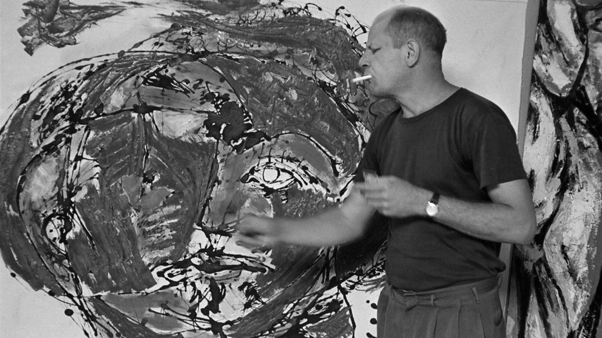 Aparece una posible obra de Jackson Pollock que habría pertencido al ex dictador rumano Ceausescu
