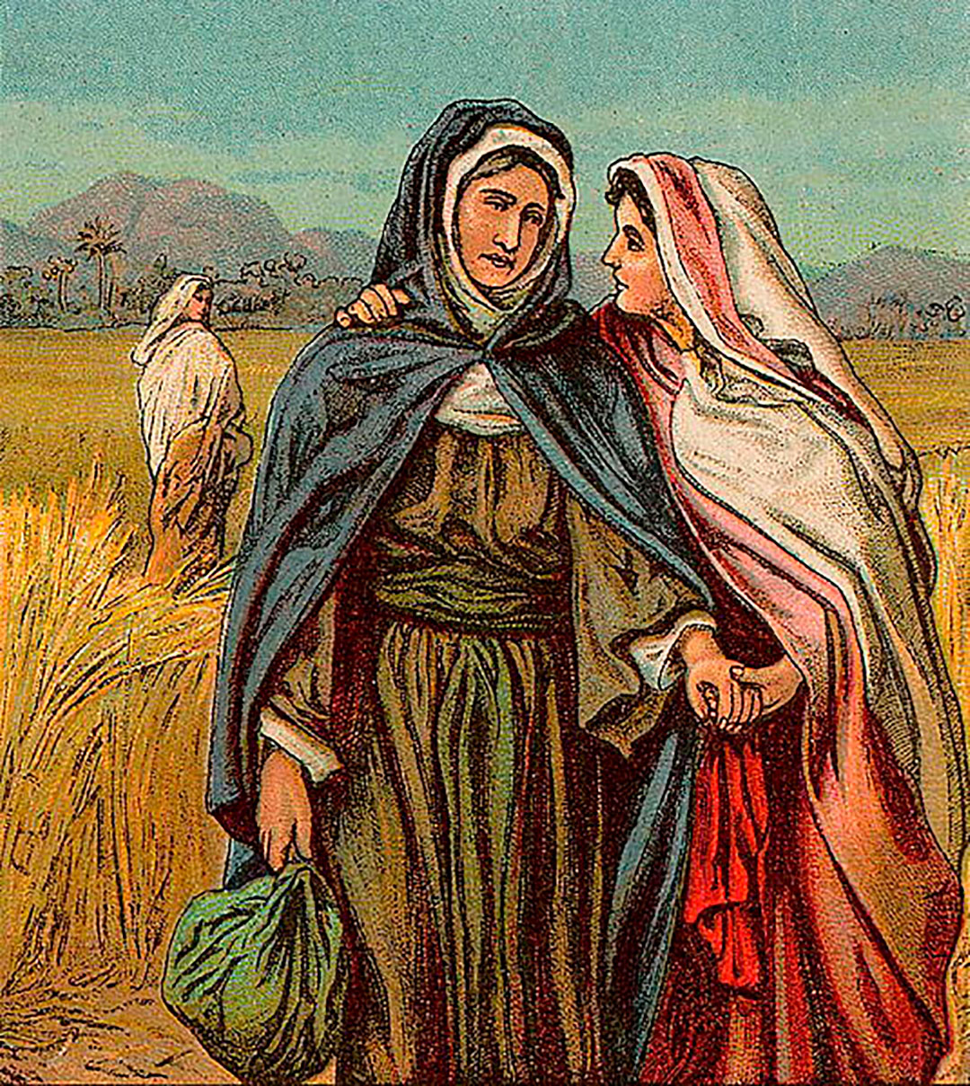 Noemí y Ruth eran suegra y nuera, pero más allá de eso, la Biblia cuenta que eran amigas inseparables.