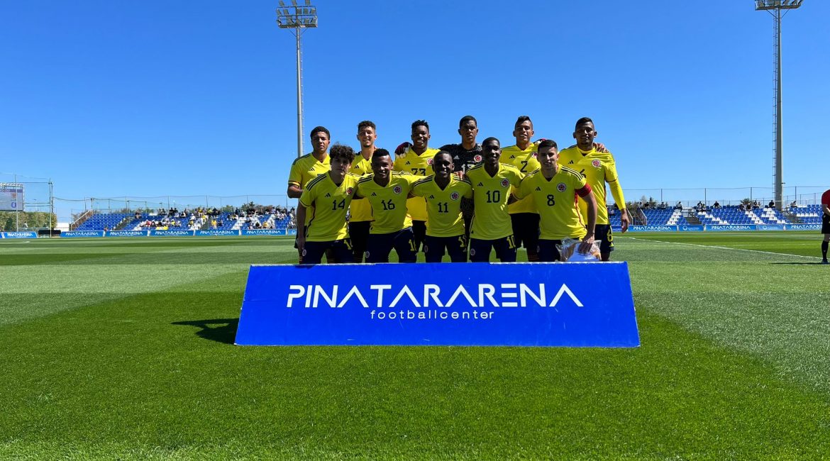 La selección Colombia sub-20 empata ante Suecia en su segundo partido previo a la Copa Mundial de la FIFA
