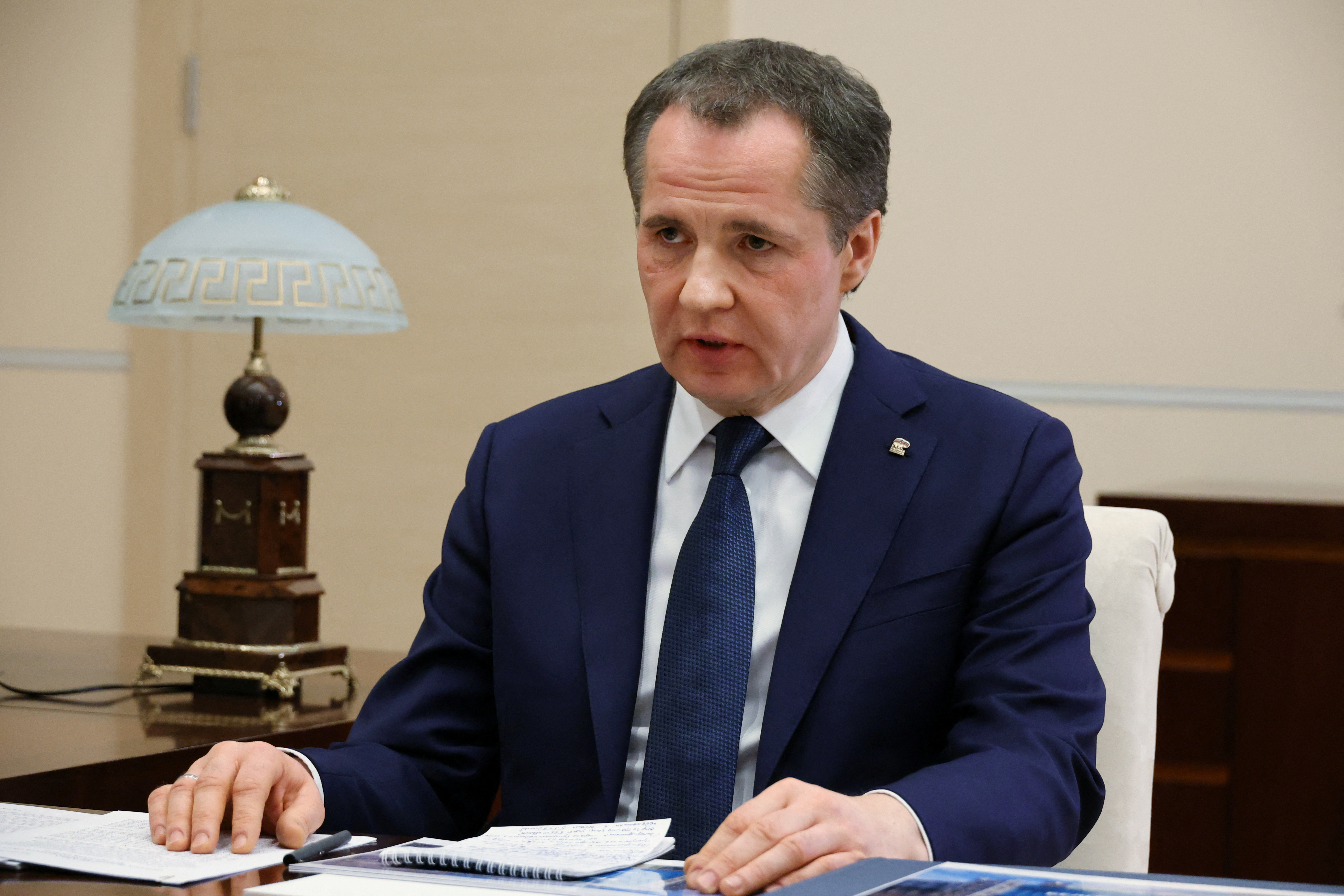 El gobernador de Belgorod, Vyacheslav Gladkov  (Sputnik/Reuters)