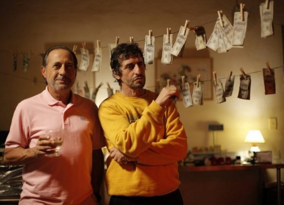Guillermo Francella y Diego Peretti, protagonistas de "El robo del siglo', uno de los mayores éxitos del cine argentino de los últimos años 