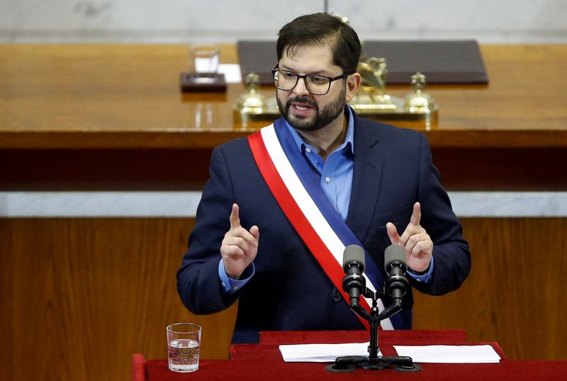 Gabriel Boric, con 36 años, es el presidente más joven del mundo (REUTERS/Rodrigo Garrido)