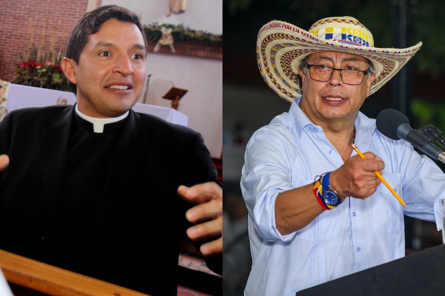El 'Padre Chucho' siguió polémica con Gustavo Petro: “Yo no estoy diciendo: tomen armas” - Infobae
