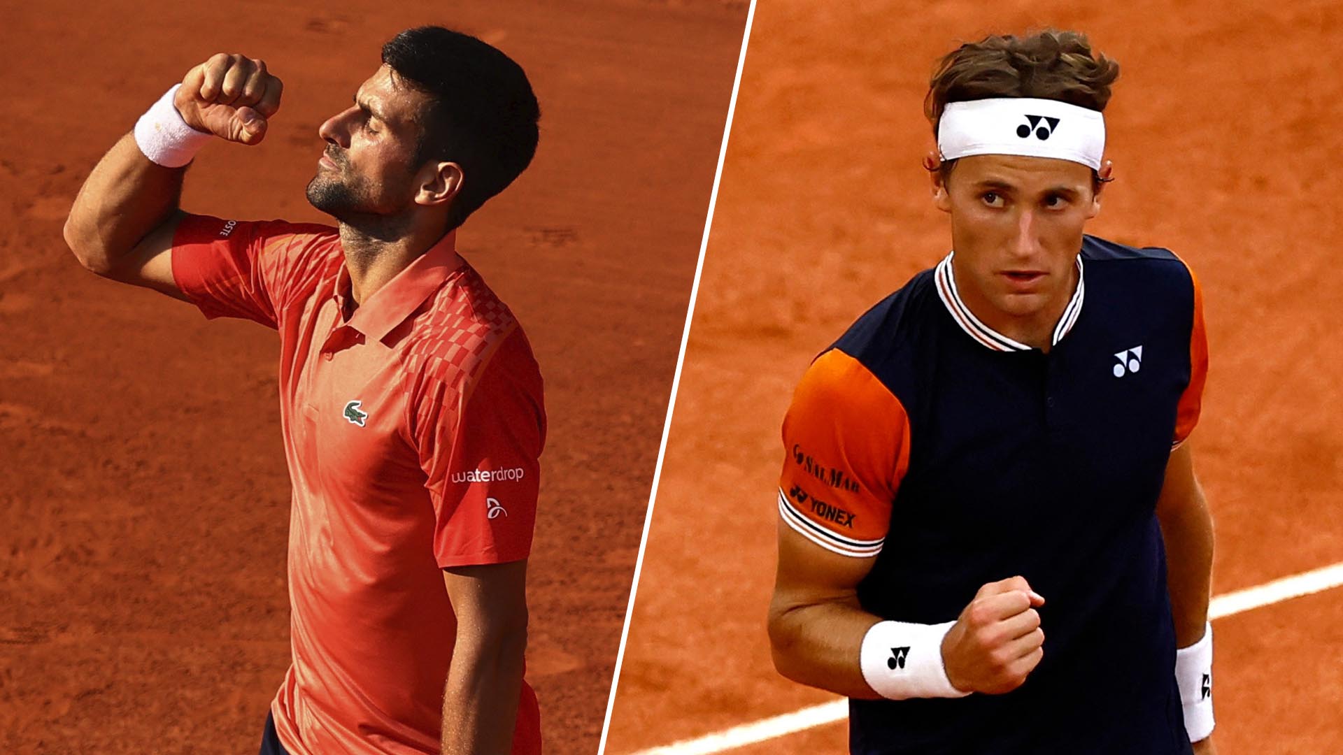 Djokovic y Ruud se miden en la final de Roland Garros 