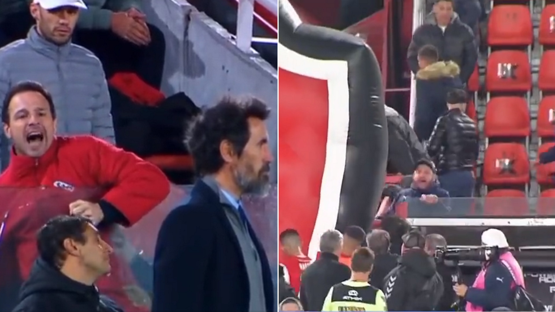 Final caliente por una nueva derrota de Independiente: insultos a Eduardo Domínguez y un tenso cruce entre Leandro Benegas y los plateístas