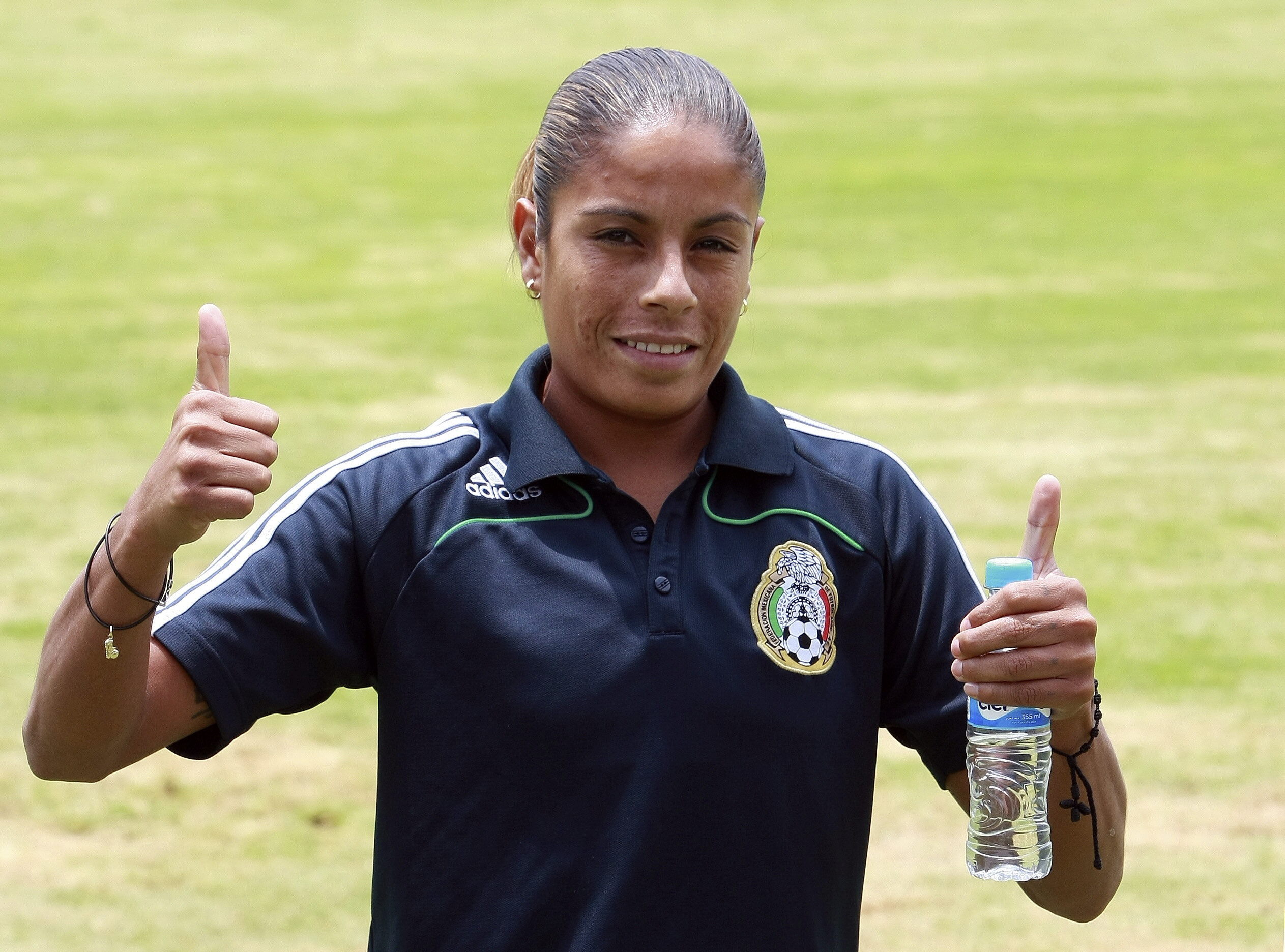 Maribel Domínguez fue pieza fundamental en la creación de la liga de fútbol profesional femenil en México (Foto: EFE/Alex Cruz)