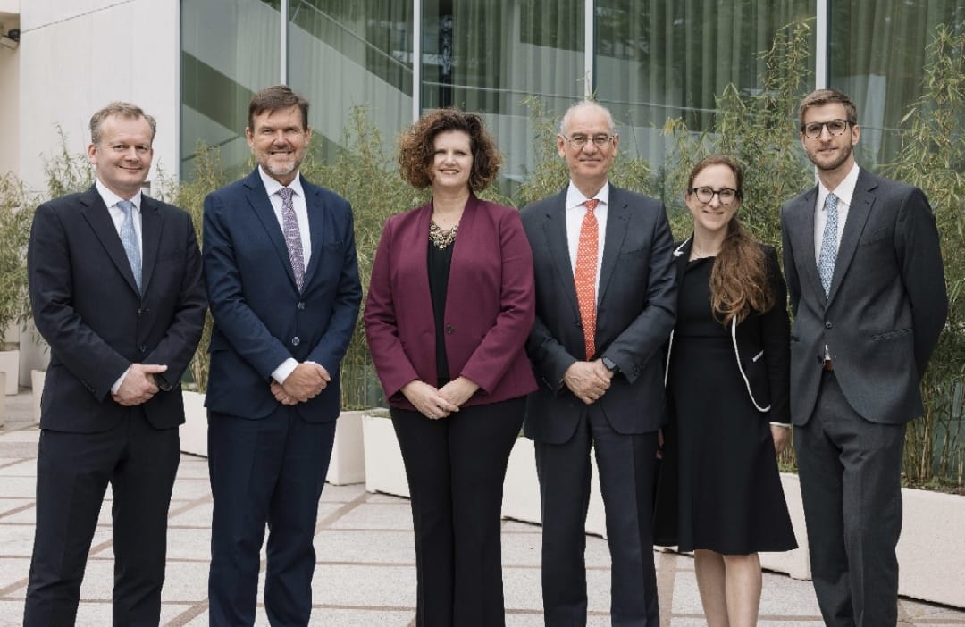 Representantes del Movimiento Salud Bogi Eliasen, Rolf Hoenger, Rifat Atun, Tisha Boatman. (Cortesía Movement Health)