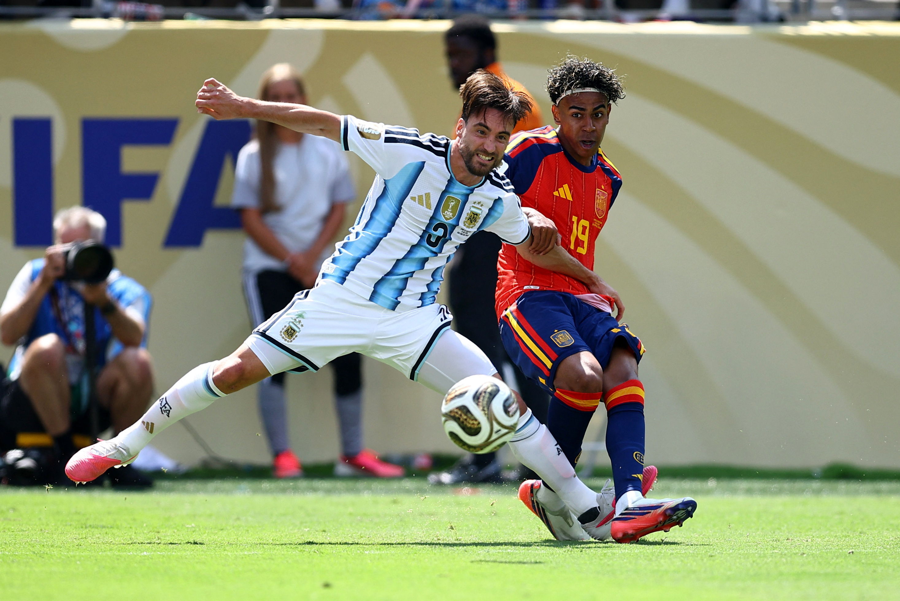 El dardo del hermano de Tagliafico contra Lamine Yamal tras la final del Mundial entre Argentina y Espa&ntilde;a