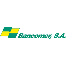 El logo original de Bancomer, antes de fusionarse con BBVA, era de color oro con verde.