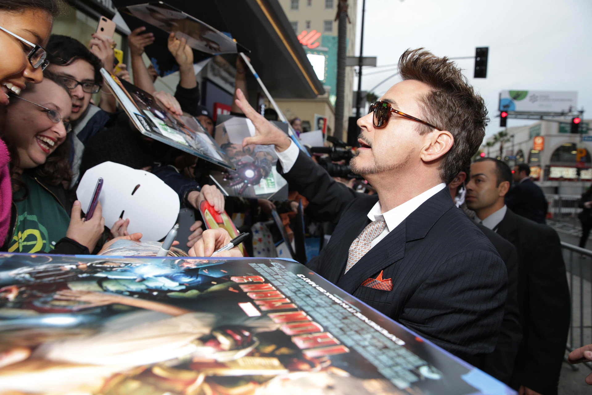 Robert Downey Jr, de 55 años, regresó a la cumbre al interpretar al personaje de Iron Man en el uuniverso cinematográfico de Marvel (Shutterstock)