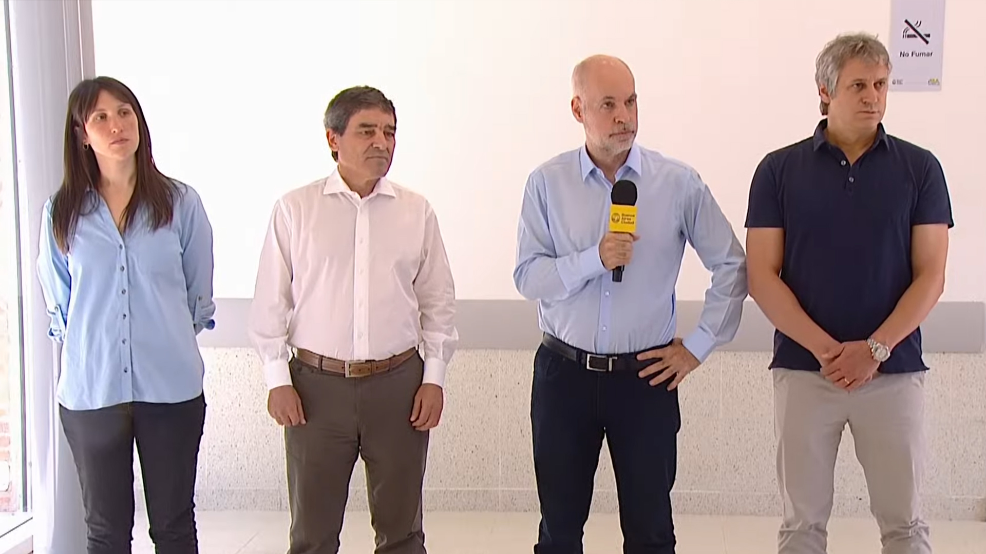 Horacio Rodríguez Larreta spoke during an act in which he formalized the launch of Fernán Quirós as a candidate for Head of Government
