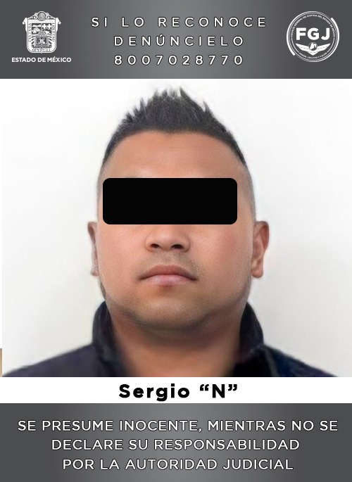 La Fiscalía del Edomex obtuvo una nueva orden de aprehensión contra Sergio "N" por el delito de homicidio  calificado en grado de tentativa (Foto: Fiscalía del Edomex)