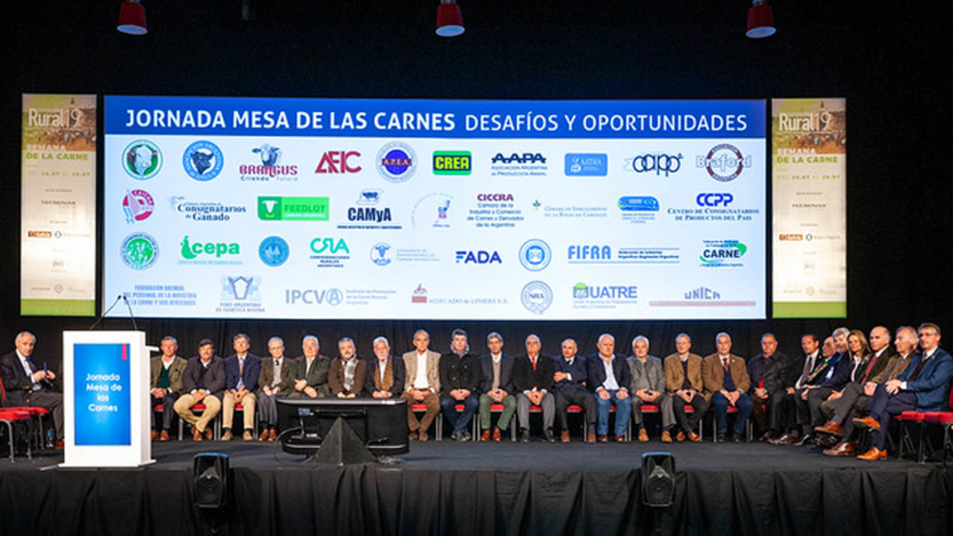 En 2019, la Mesa de las Carnes en la Rural de Palermo. (Archivo)