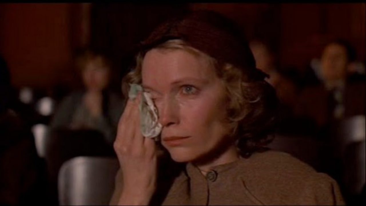 Mia Farrow en "La rosa púrpura de El Cairo"