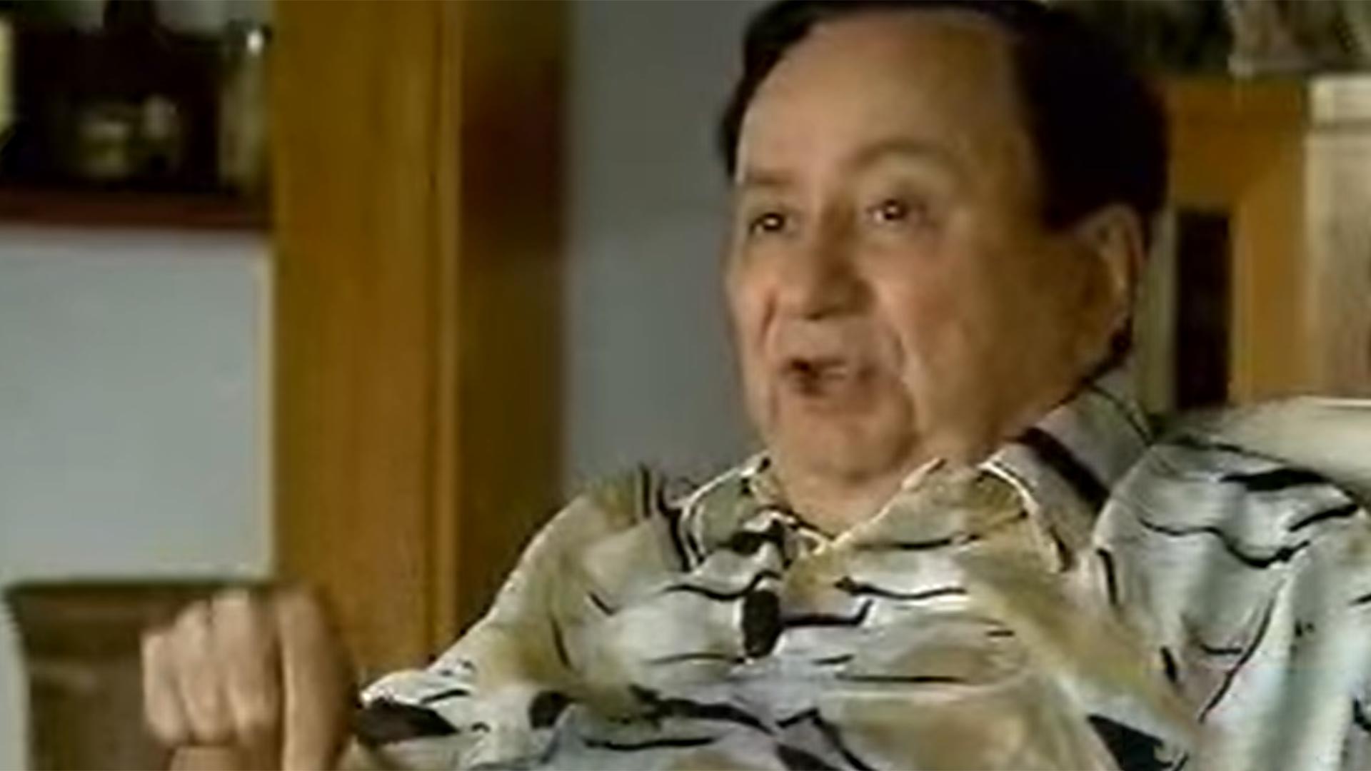 Conforte en Brasil durante el 2008 en una de sus últimas entrevistas televisivas
