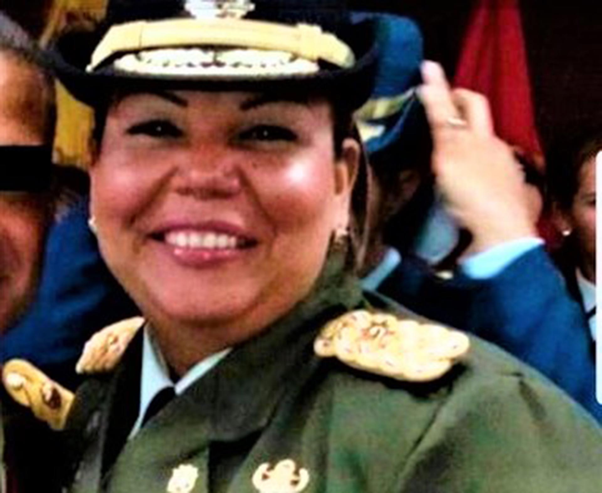 La jueza militar Claudia Carolina Pérez Benavides de Mogollón
