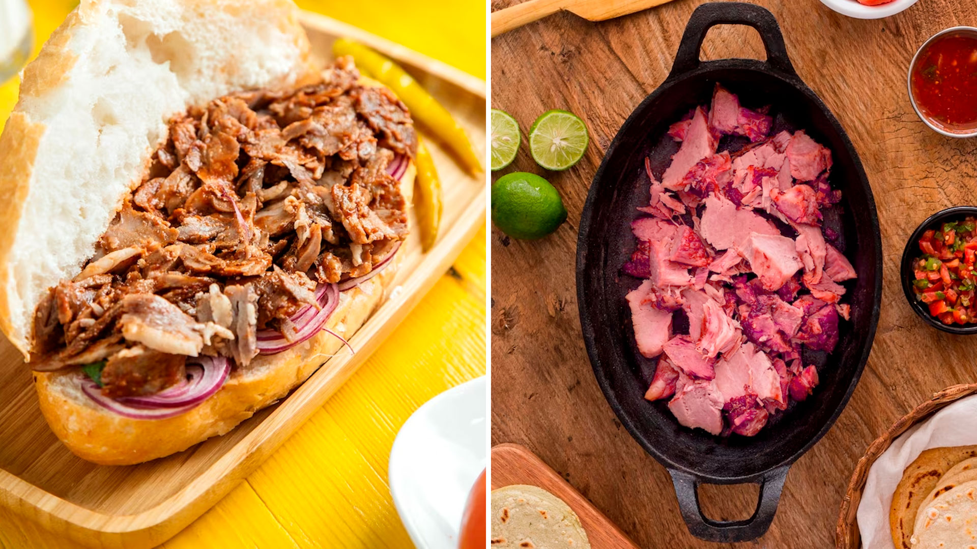 Por qué hay carnitas de color café y otras rosadas - Infobae