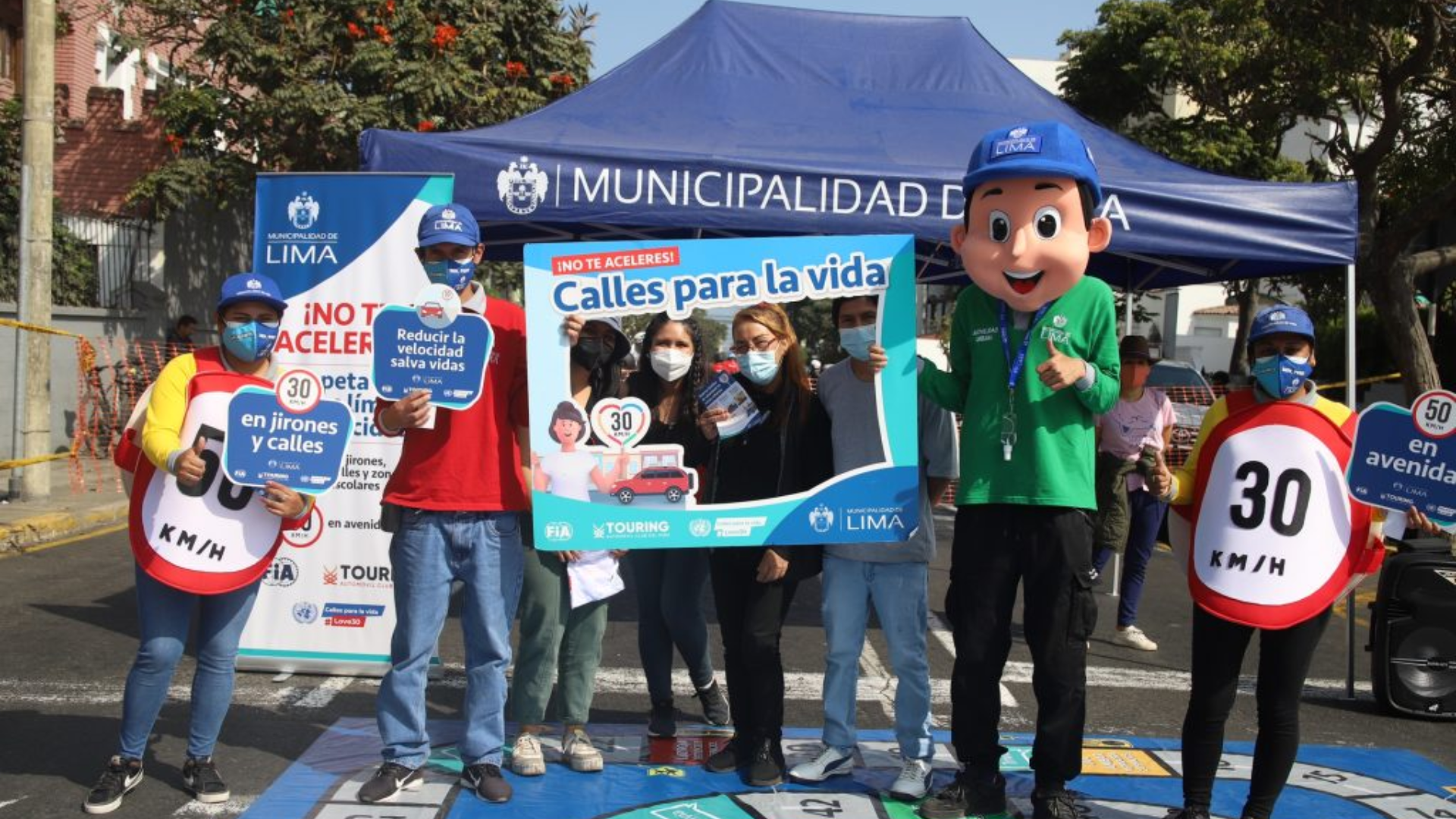 La campaña ¡No te aceleres!, es impulsada por la Municipalidad de Lima junto a la Policía Nacional del Perú. (MML)