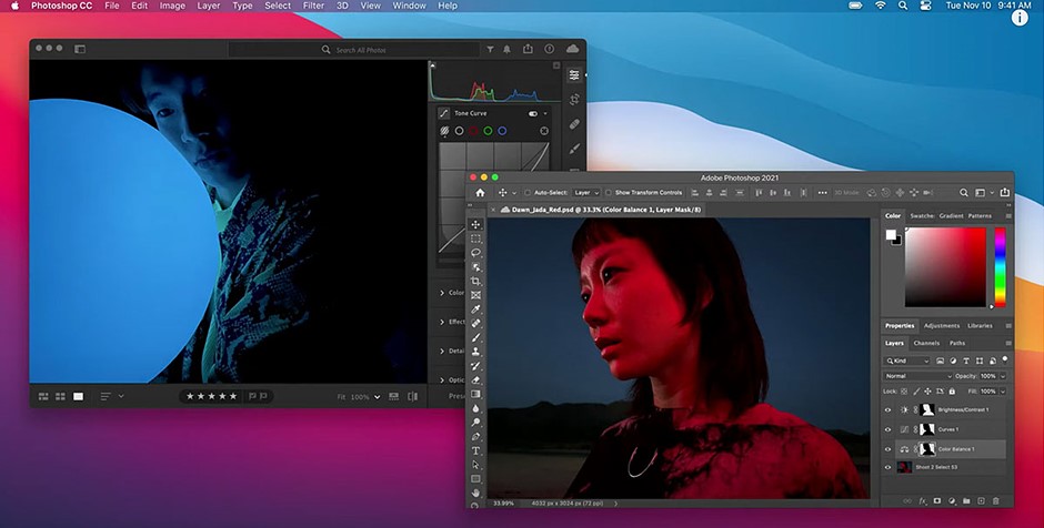 Adobe en MacBook Pro utilizando Rosetta 2. (foto: notiutil.com)