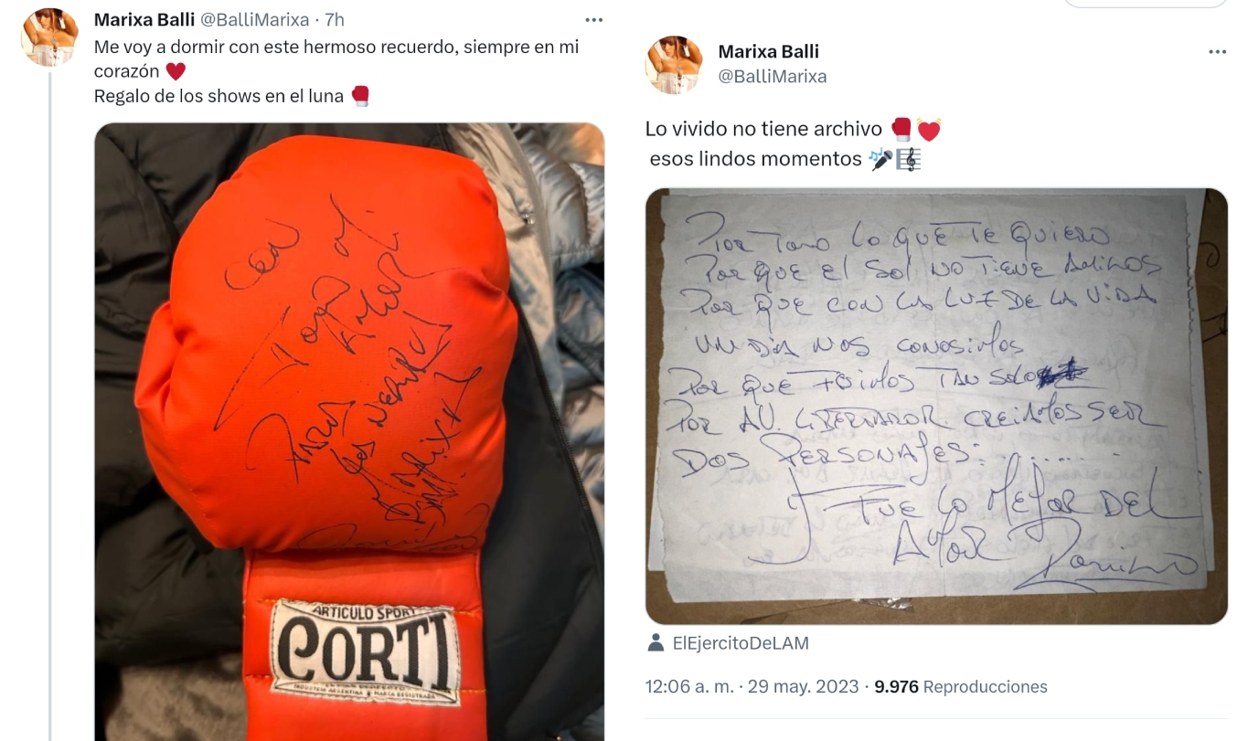 Marixa Balli mostró los recuerdos que guarda de Rodrigo, en medio de una intensa pelea mediática