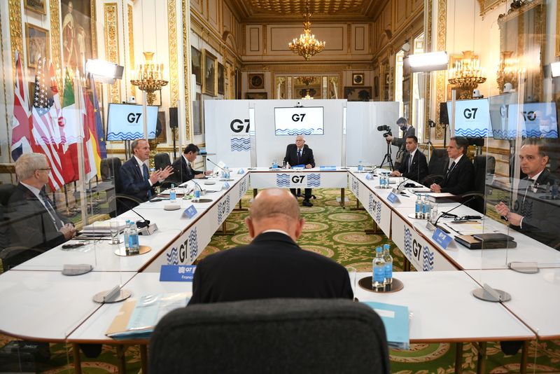 La reunión del G-7. REUTERS/Stefan Rousseau
