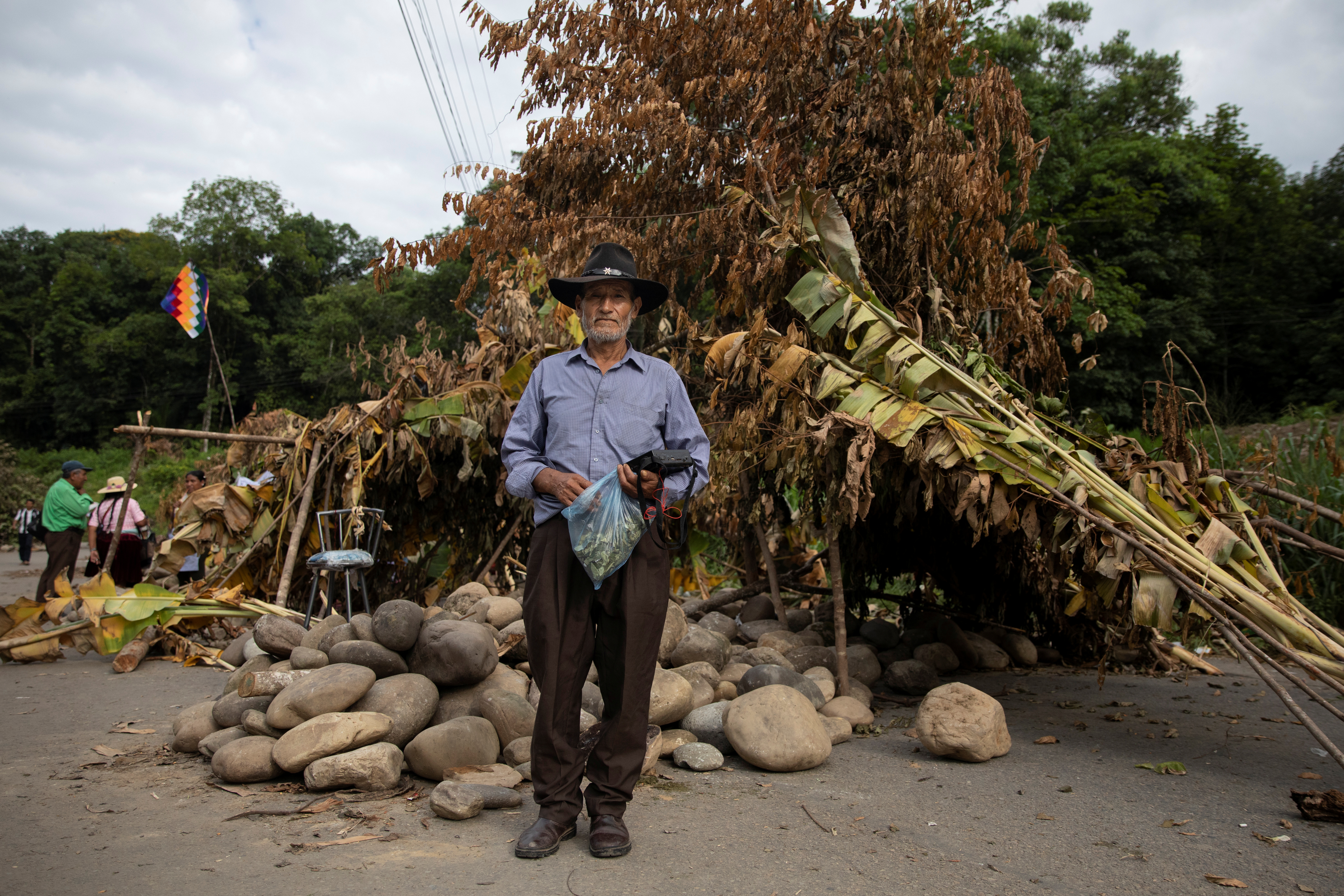 Un agricultor de la población de Chapare en Bolivia 