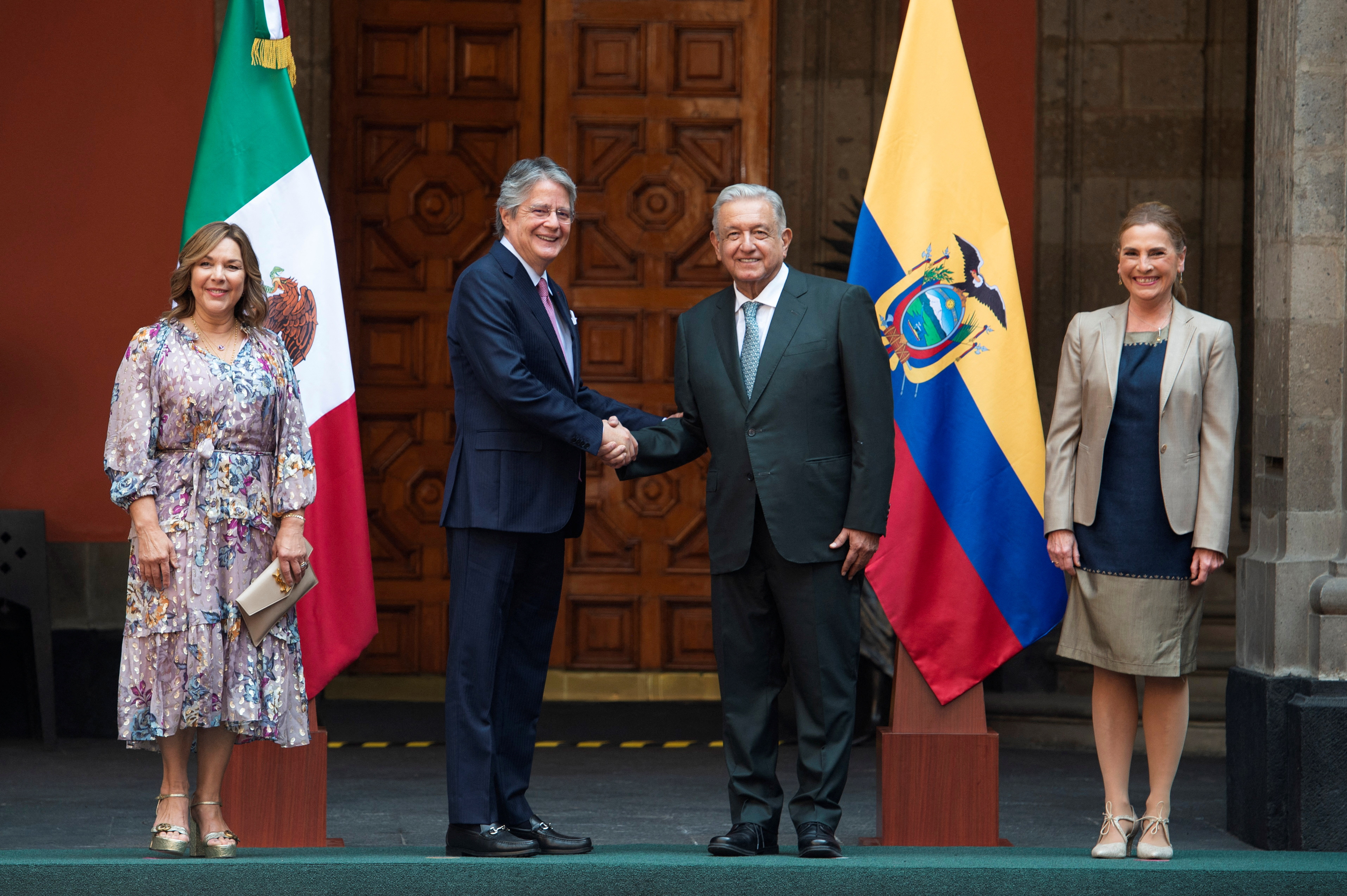 AMLO recibió al presidente de Nicaragua en Palacio Nacional (REUTERS)